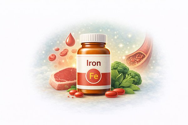 Iron supplement supporting red blood cell production and energy levels