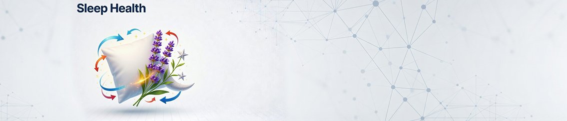 Sleep health concept showing the relationship between sleep quality, metabolism, and daily energy balance