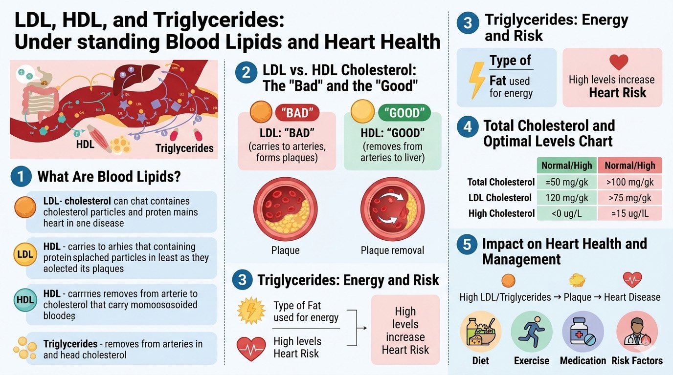 Understanding Blood Lipids: LDL, HDL, and Triglycerides Guide