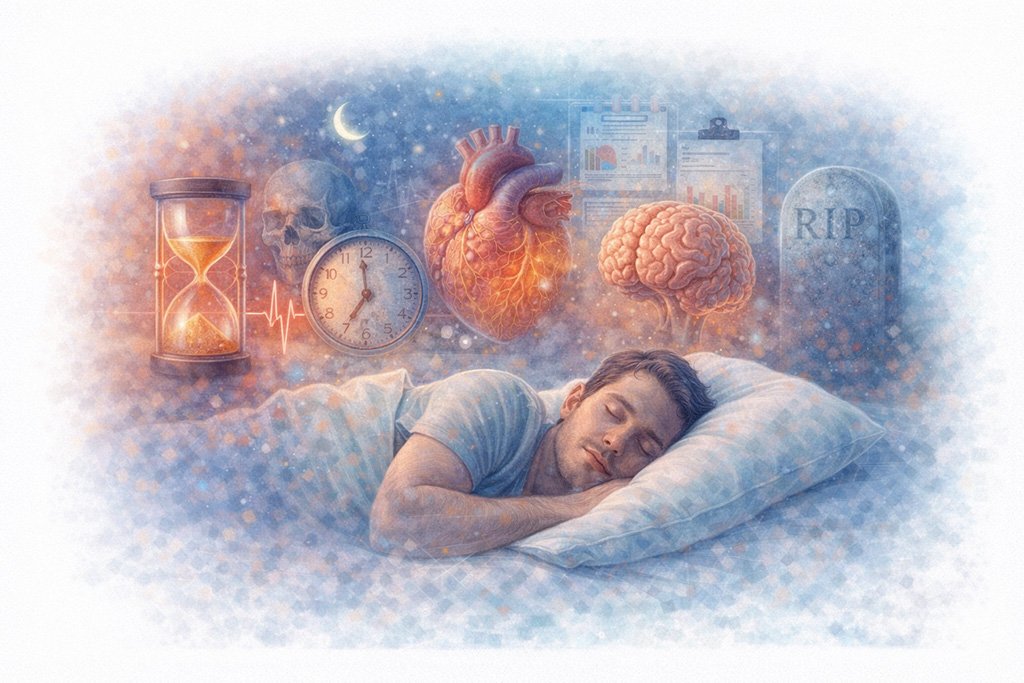 Poor sleep and health risks affecting the heart, brain, and long-term survival